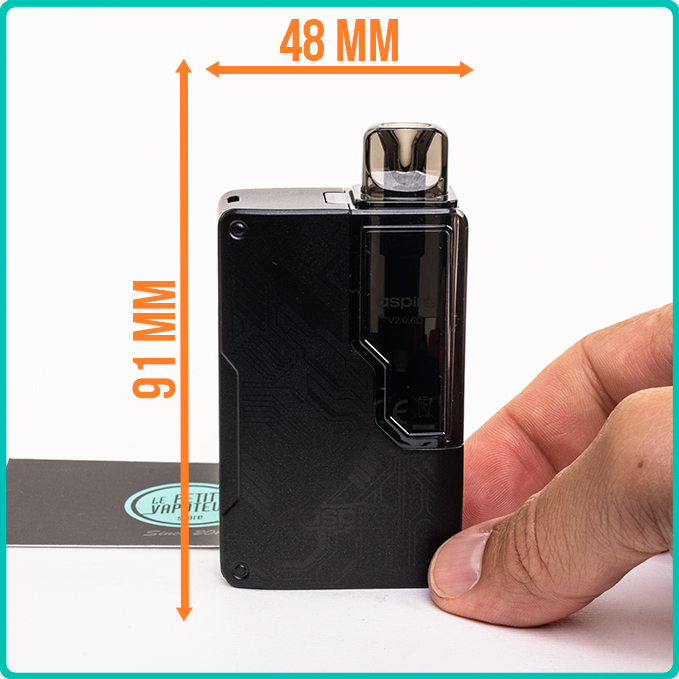 Dimensions du Pod Gotek Pro 2 Aspire